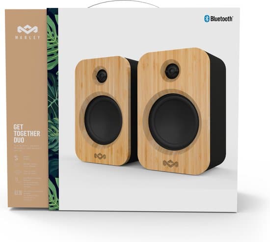 marley get together duo bluetooth speaker boekenplank speakers stereo set 2 in 1 hifi speaker