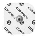 compex performance electrode 5x5cm snap white