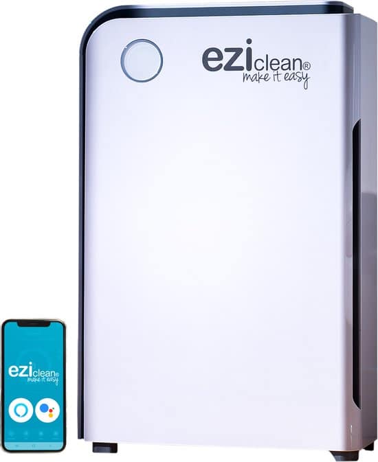 eziclean air pure 500i luchtreiniger air purifier 6 filterlagen fotokatalyse ionisatie luchtkwaliteit indicator lage geluidsproductie ruimtes tot 120m2 – 310 m2/h cadr luchtreinigers met hepa filter