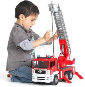bruder man brandweerwagen met draailadder speelgoedvoertuig