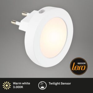 briloner quiri led sensor nachtlampje, 6.5 cm, led module, 0.5w, 30lm, wit