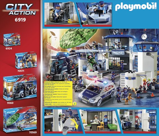 playmobil city action politiebureau met gevangenis 6919