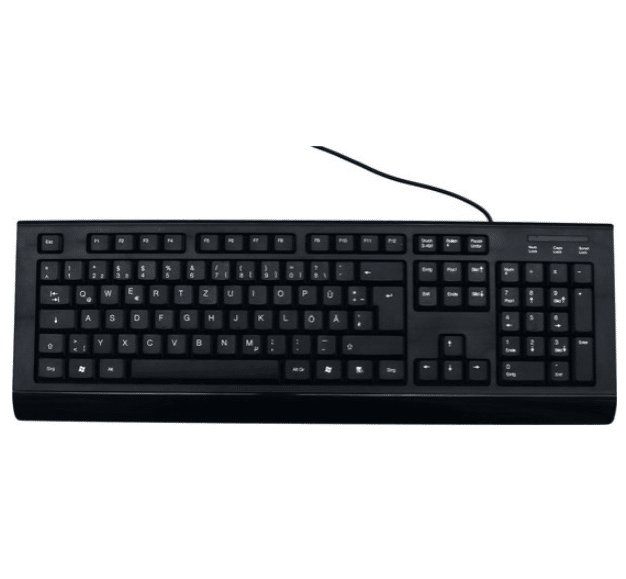 tastatur mediarange standard keyboard black mros101