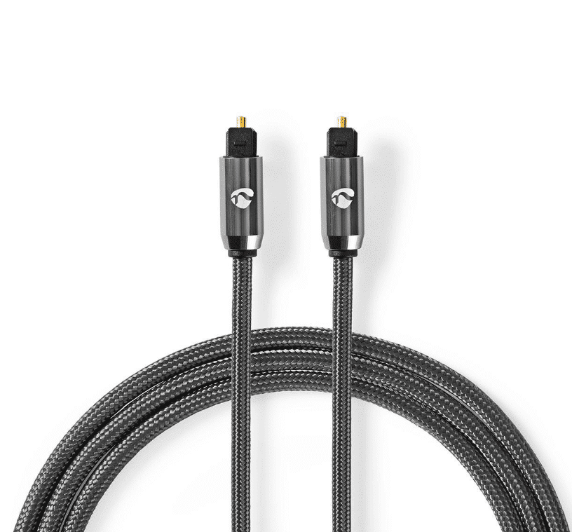 nedis optische kabel 3 meter grijs