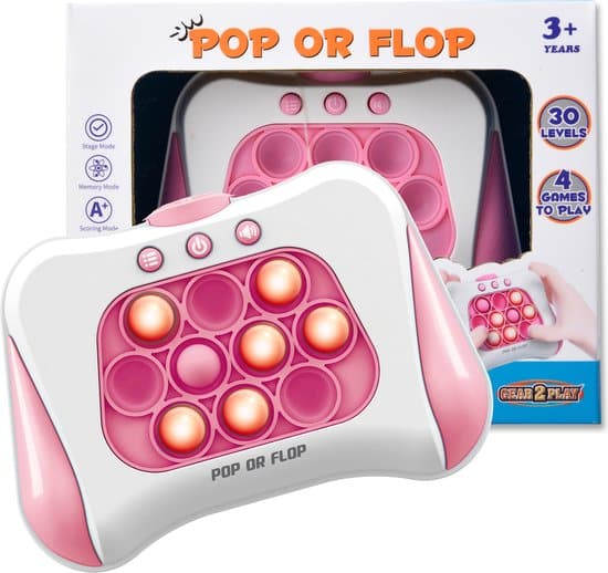 pop or flop gameconsole roze spel