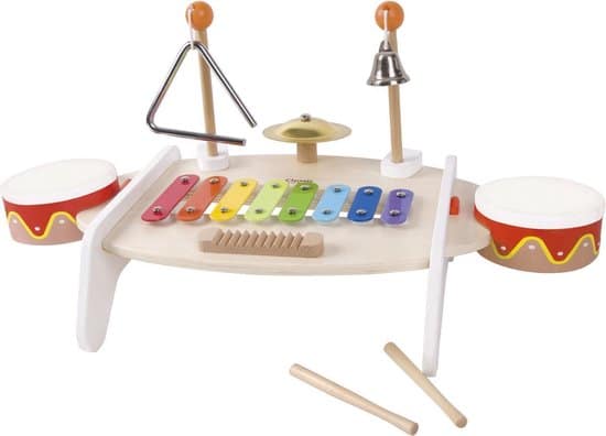 classic world muziekinstrumenten set voor kinderen xylofoon en drums