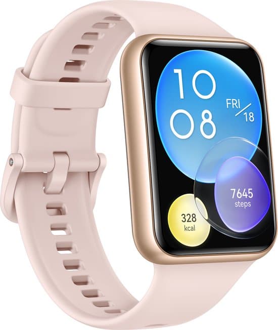 huawei watch fit 2 active smartwatch 10 dagen batterijduur roze