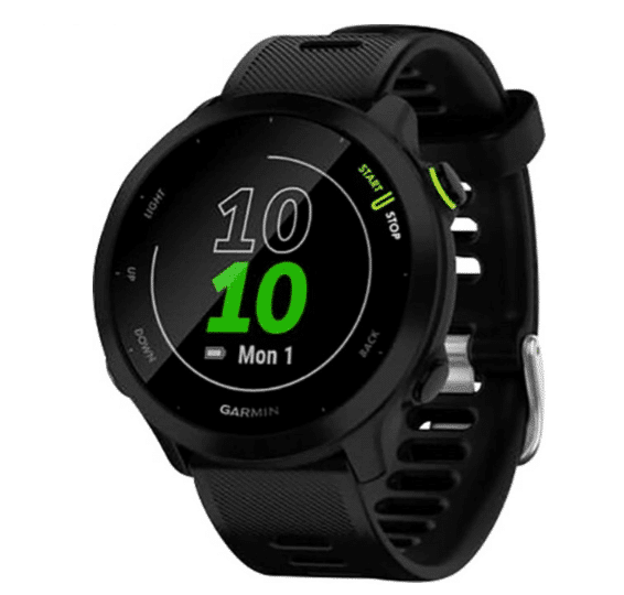 garmin forerunner 55 smartwatch groen zwart