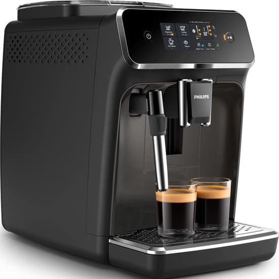 philips 2200 serie ep2224/40 espressomachine zwart/grijs & rvs