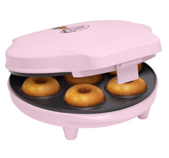 bestron donutmaker in sweet dreams design, met bakindicatielampje & antiaanbaklaag, 700w