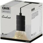 calex retro pendellamp industrieel hanglamp e27 fitting zwart excl. lichtbron