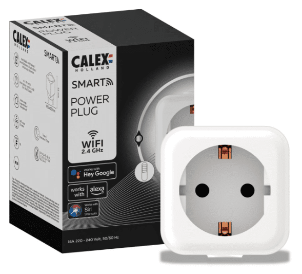 calex slimme stekker smart plug eu wifi stopcontact met app