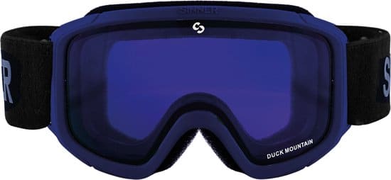 sinner duck mountain skibril matt sea blu d fl bl mr wintersport wintersport accessoires skibrillen