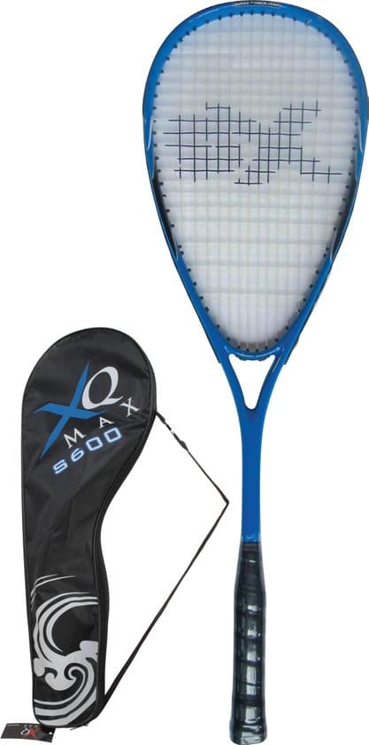 xq max s600 squashracket blauw