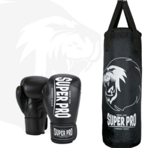 super pro combat gear bokszakset zwart/wit