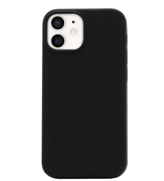 bluebuilt soft case apple iphone 12/12 pro achterkant zwart