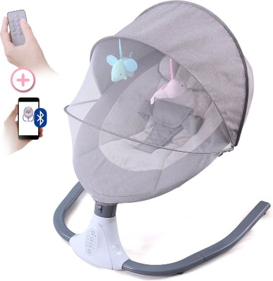 elektrische wipstoel bluetooth en swing opties babyschommel schommelstoel baby swing met ebook