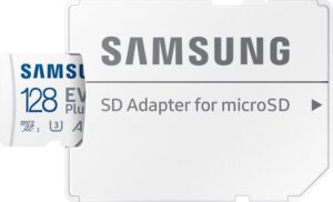samsung evo plus micro sd kaart inclusief sd adapter 130 mb/s 128 gb