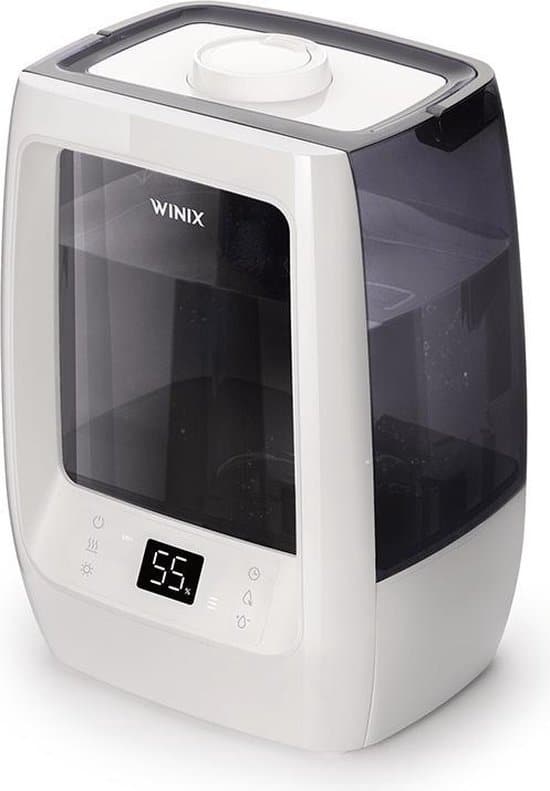 winix luchtbevochtiger l500 3 in 1 ultrasone luchtbevochtiger met uv c technolgie en aromatherapie geschikt voor alle ruimtes tot 50m² volledig automatsiche luchtbevochtiger met afneembare 7,5 liter watertank