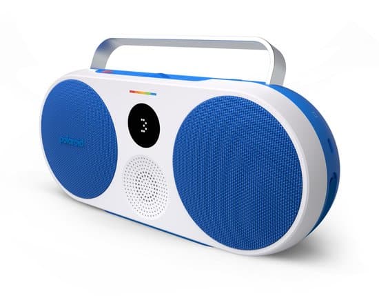 portable bluetooth speakers polaroid p3 blue