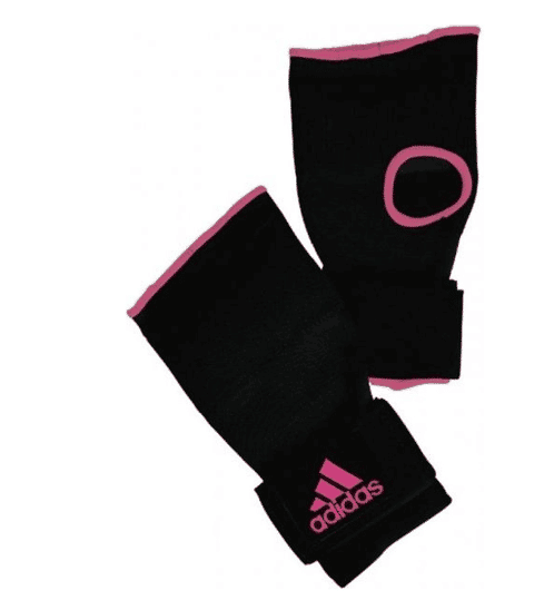 adidas binnenhandschoenen met voering zwart/roze maat m