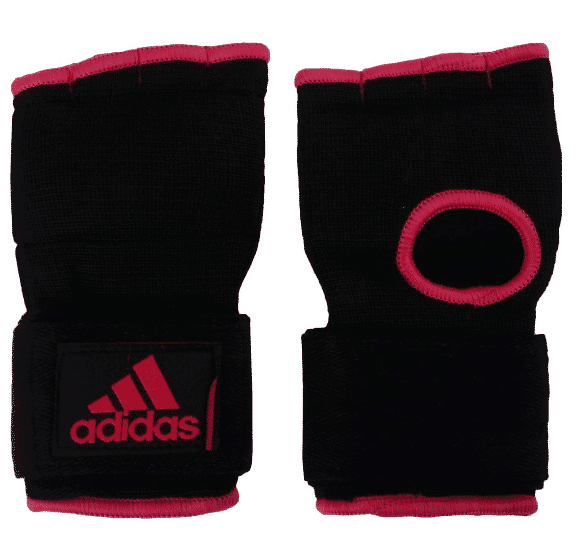 adidas binnenhandschoenen met voering zwart/roze medium