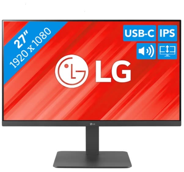 lg 27br650b c.aeu 68,6 cm (27") 1920 x 1080 pixels full hd led grijs monitor
